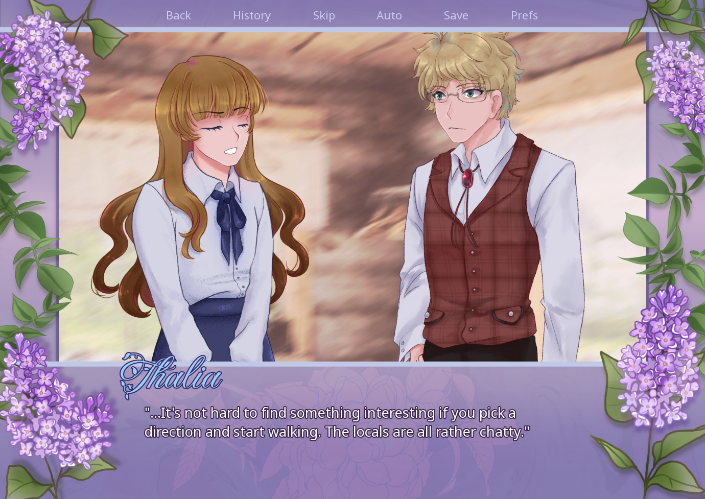 Lilacs in the Breeze